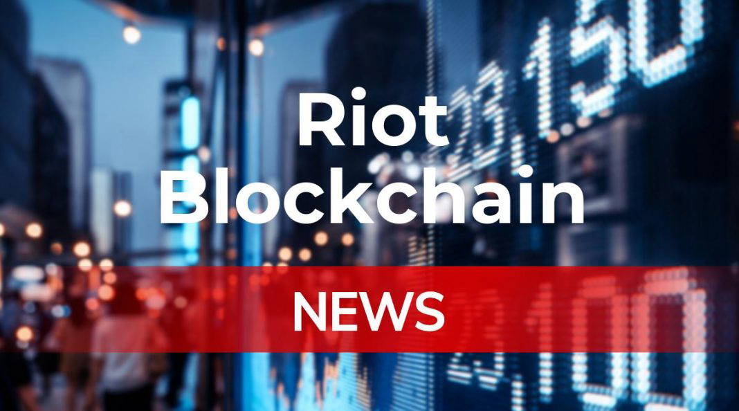 yahoo finance riot blockchain