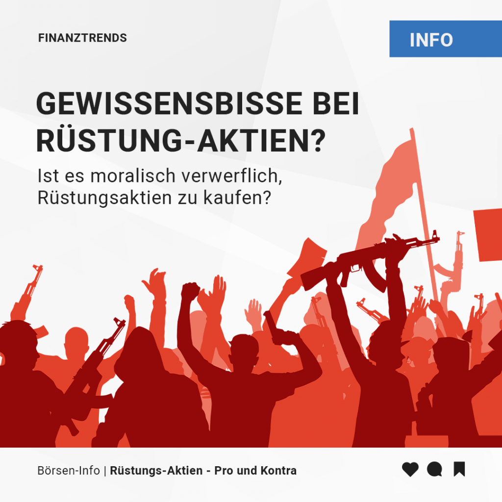 Gewissensbisse bei Rüstungsaktien?