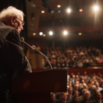 Warren Buffett bei Konferenz