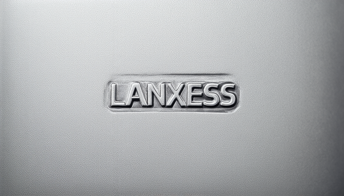 Lanxess-Logo auf einer Produktverpackung