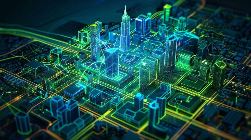 Smart City-Schema mit Itron