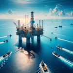 BP-Offshore-Plattform im Meer