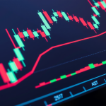 Digitale Aktienchart-Darstellung