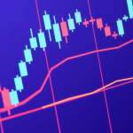 Digitaler Börsenchart mit Trends