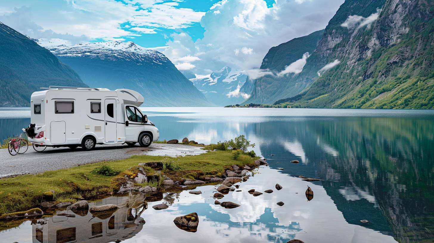 Knaus Tabbert Wohnmobil in malerischer Landschaft