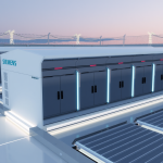 Futuristische Siemens Energy Energiespeicher