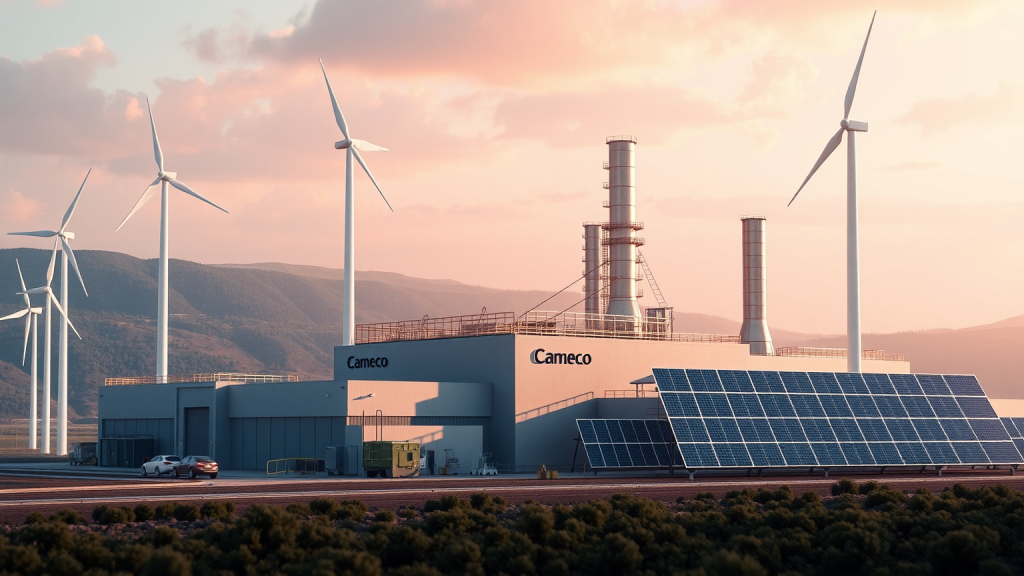 Erneuerbare Energien mit einer Cameco-Uranverarbeitungsanlage