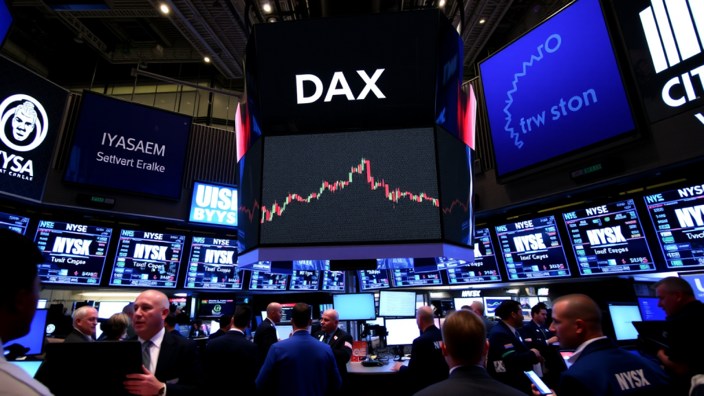 Handelsboden mit DAX-Anzeige