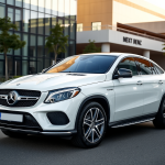 Mercedes-Benz GLE Coupé in städtischer Umgebung