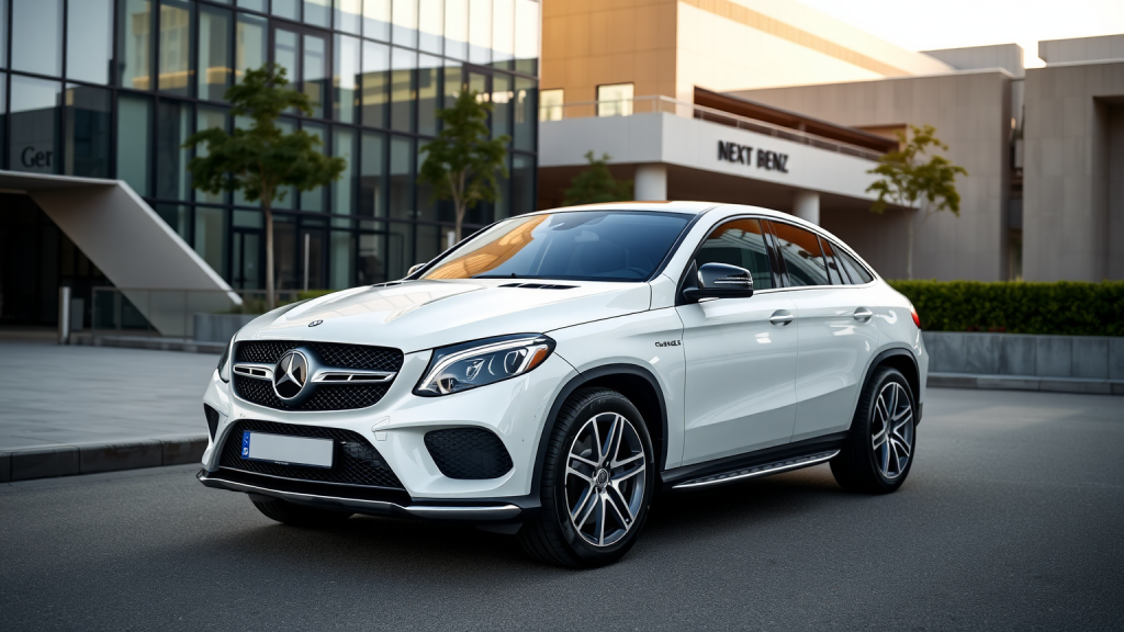 Mercedes-Benz GLE Coupé in städtischer Umgebung