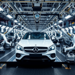 Automatisierte Mercedes-Benz-Fertigungslinie