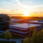 SAP-Walldorf bei Sonnenaufgang