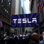 Tesla-Aktienkurs auf Wall Street