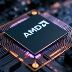 Makroaufnahme eines AMD-Threadripper-CPU