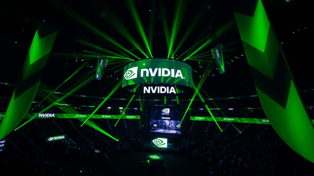 Esport-Arena mit Nvidia-Sponsoring